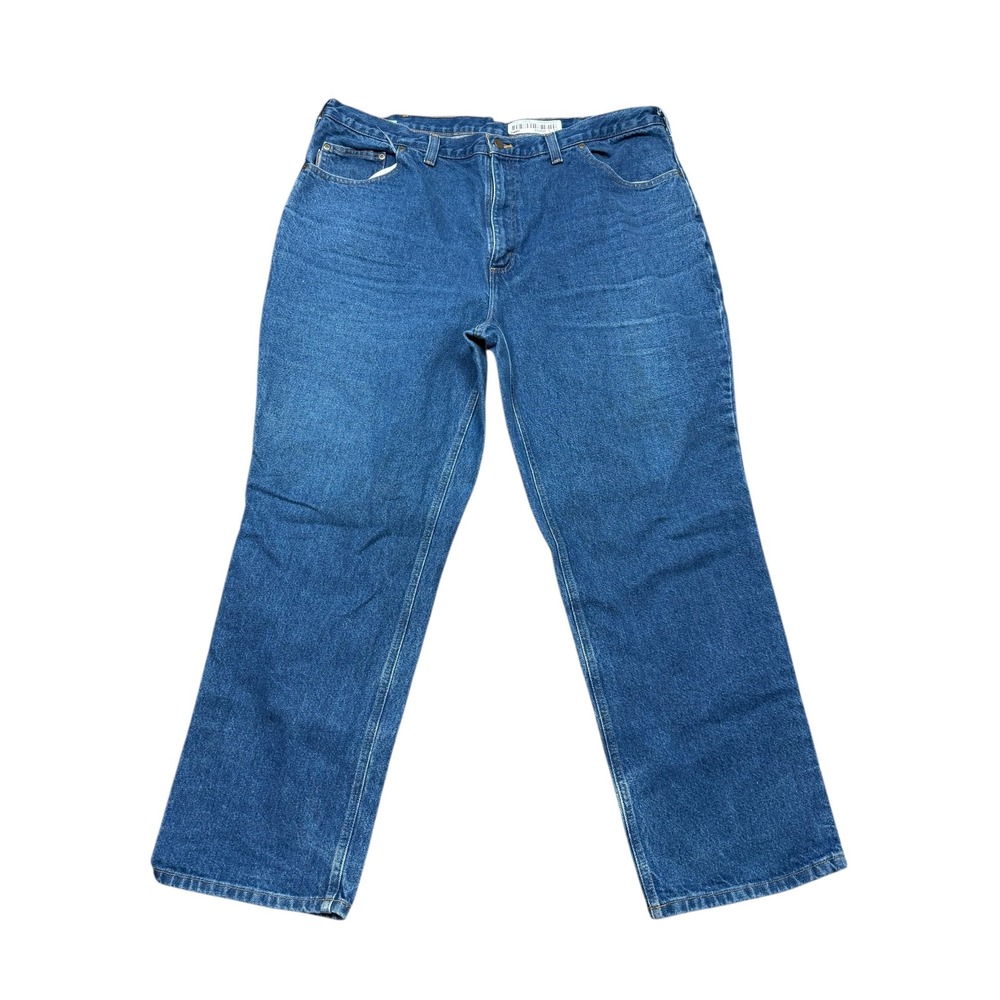 Carhartt Relaxed Fit Mens Blue Denim‎ Jeans Size 42x30 Workwear Classic